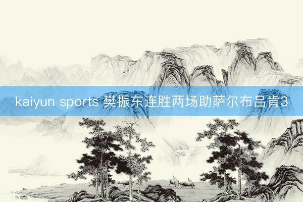 kaiyun sports 樊振东连胜两场助萨尔布吕肯3
